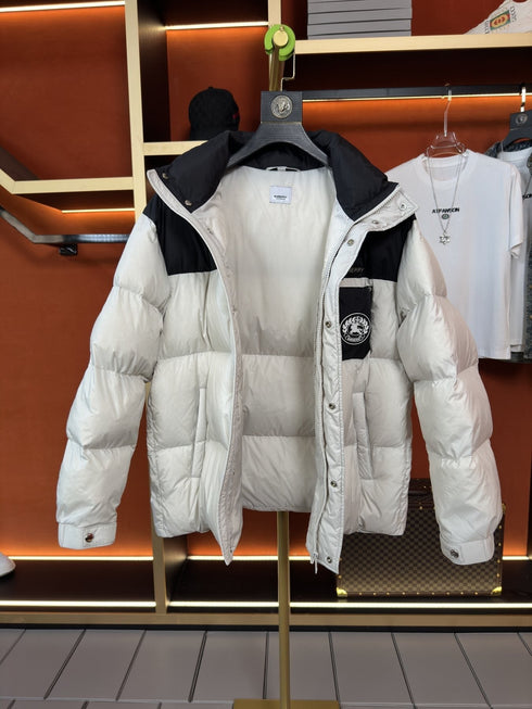 Burberry Color-Block Quilted Puffer Jacket
