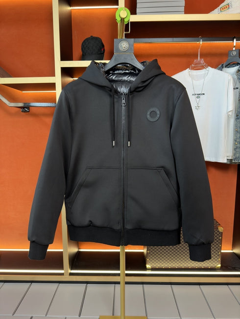 Burberry Reversible Black Hooded Puffer Jacket