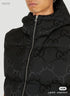 Gucci Black Tonal Monogram Down Vest