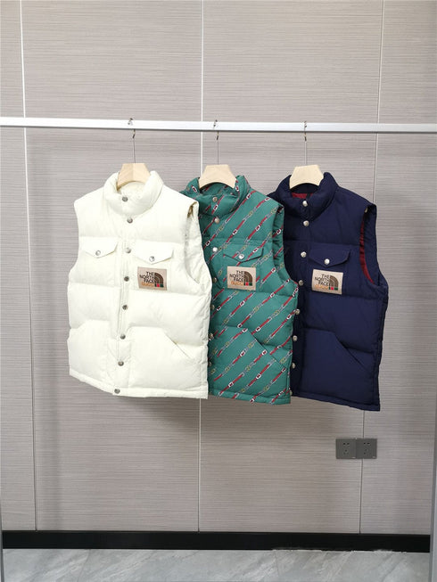 The North Face Gucci Padded Snap-Front Vest