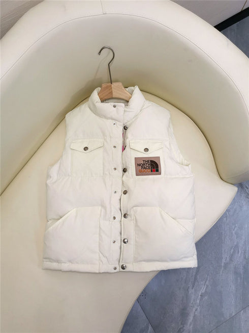 The North Face Gucci Padded Snap-Front Vest