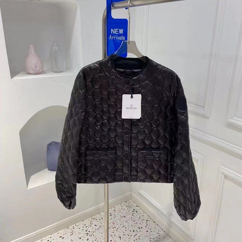 Moncler Women's Heart-Quilted Short Down Coat