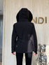Moncler Women's Fur-Trim Hood Belted Puffer Coat