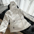 Moncler Women's Fur-Trim Hood Belted Puffer Coat
