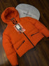 Moncler Cropped Hooded Puffer Coat