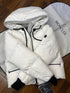 Moncler Cropped Hooded Puffer Coat
