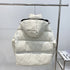 Moncler Contrast-Yoke Hooded Puffer Coat