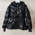 Moncler Glossy Belted Puffer Coat