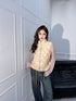 Moncler Diamond-Quilted Knit Sleeve Down Coat