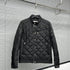 Moncler Diamond-Quilted Zip Coat