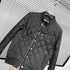 Moncler Diamond-Quilted Zip Coat