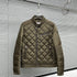 Moncler Diamond-Quilted Zip Coat