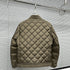 Moncler Diamond-Quilted Zip Coat