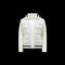 Moncler Ivory Speckled Zip-Front Coat
