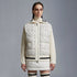 Moncler Ivory Speckled Zip-Front Coat