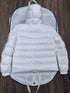 Moncler Hooded Contrast-Trim Short Puffer Coat