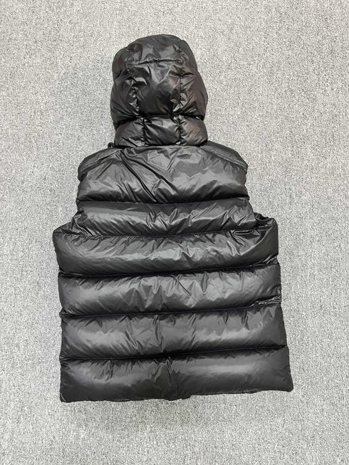Moncler Hooded Quilted Down Vest