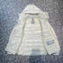 Moncler Women's Glossy Quilted Detachable Hood Puffer Coat