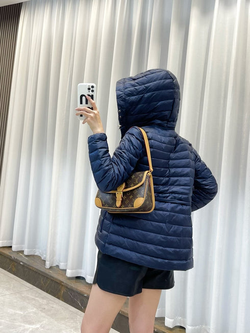 Moncler Short Hooded Down Coat