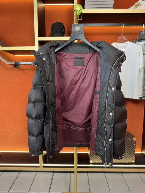 Prada Hooded Quilted Puffer Jacket
