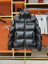 Prada Hooded Triangle-Badge Puffer Jacket