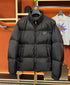 Prada Black Tonal Panel Puffer Jacket
