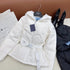 Prada Belted Hooded Short Down Jacket