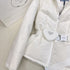 Prada Belted Hooded Short Down Jacket