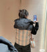 Burberry Reversible Check Hooded Down Vest
