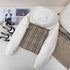 Burberry Checked-Panel Hooded Puffer Jacket