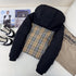 Burberry Checked-Panel Hooded Puffer Jacket