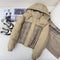 Burberry Checked-Panel Hooded Puffer Jacket