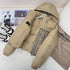 Burberry Checked-Panel Hooded Puffer Jacket