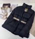 Burberry Reversible Black / Beige Check Puffer Jacket