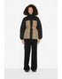 Burberry Reversible Black / Beige Check Puffer Jacket