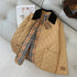 Burberry Diamond-Quilted Corduroy-Collar Jacket