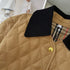 Burberry Diamond-Quilted Corduroy-Collar Jacket