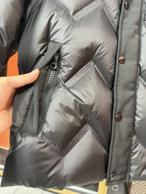 Burberry Hooded Equestrian Logo Puffer Jacket