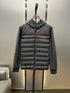 Prada Black Hooded Quilted Jacket