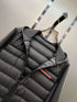 Prada Black Hooded Quilted Jacket