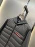 Prada Black Hooded Quilted Jacket