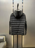 Prada Black Hooded Quilted Jacket