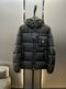 Prada Black Hooded Quilted Puffer Jacket