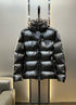 Prada Black Hooded Quilted Puffer Jacket