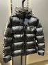Prada Black Hooded Quilted Puffer Jacket