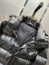 Prada Black Hooded Quilted Puffer Jacket