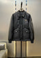 Prada Black Padded Zip-Front Puffer Jacket