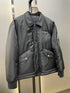 Prada Black Padded Zip-Front Puffer Jacket