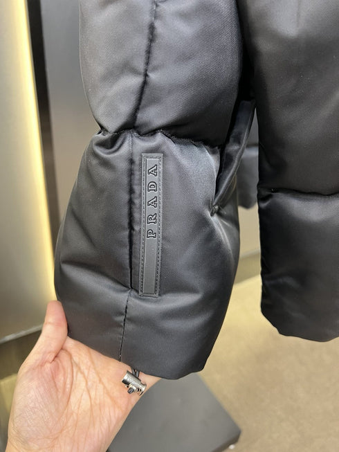 Prada Black Quilted Puffer Jacket