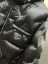 Prada Black Hooded Quilted Puffer Jacket